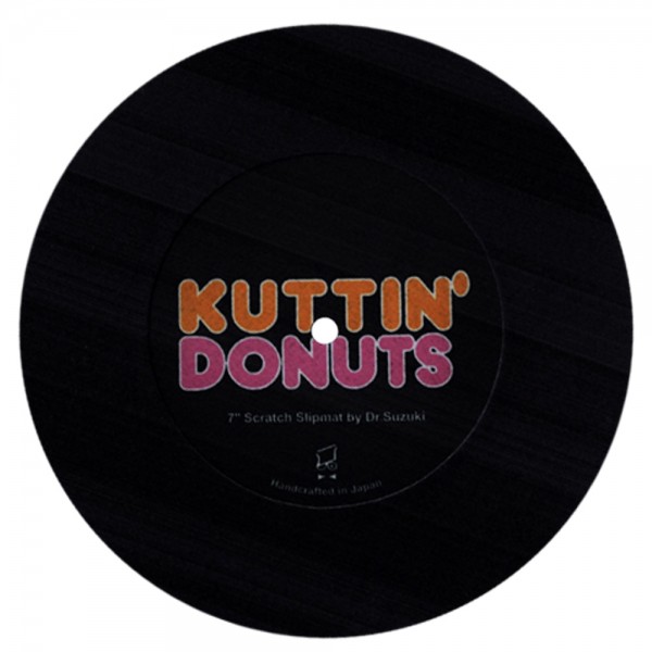 Dr.Suzuki 7" Kuttin Donuts Slipmats Black